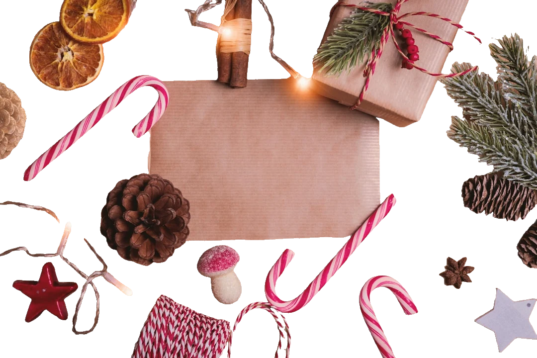 Christmas background removed