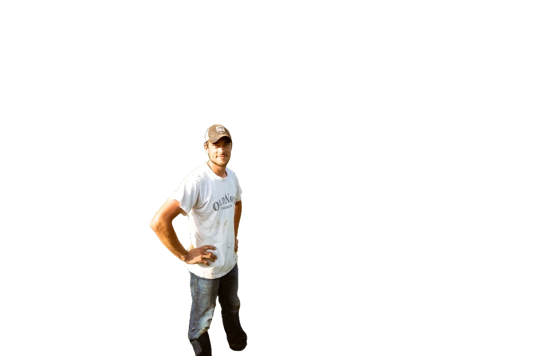 After: Farmers with background removed